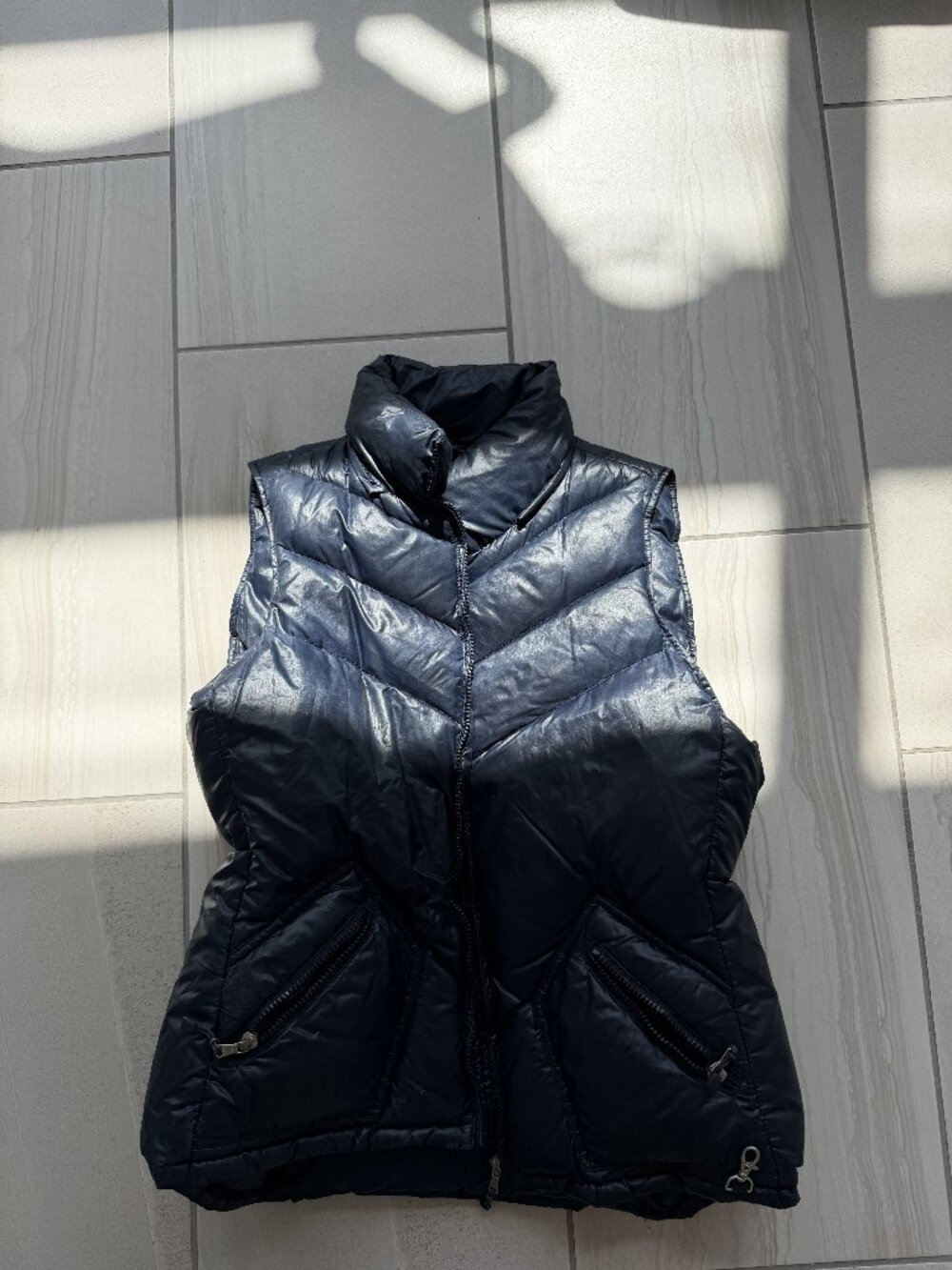 J.Crew Navy Puffer Vest